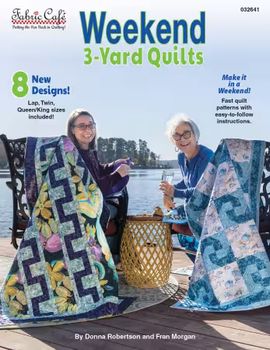 Weekend 3-yard quilts. Mönsterhäfte från Fabric Café