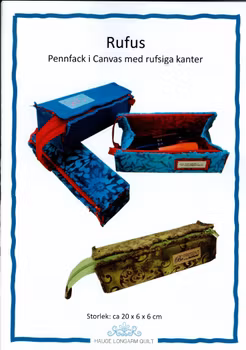 Mönster "Rufus"  av Hauge Longarm Quilt
