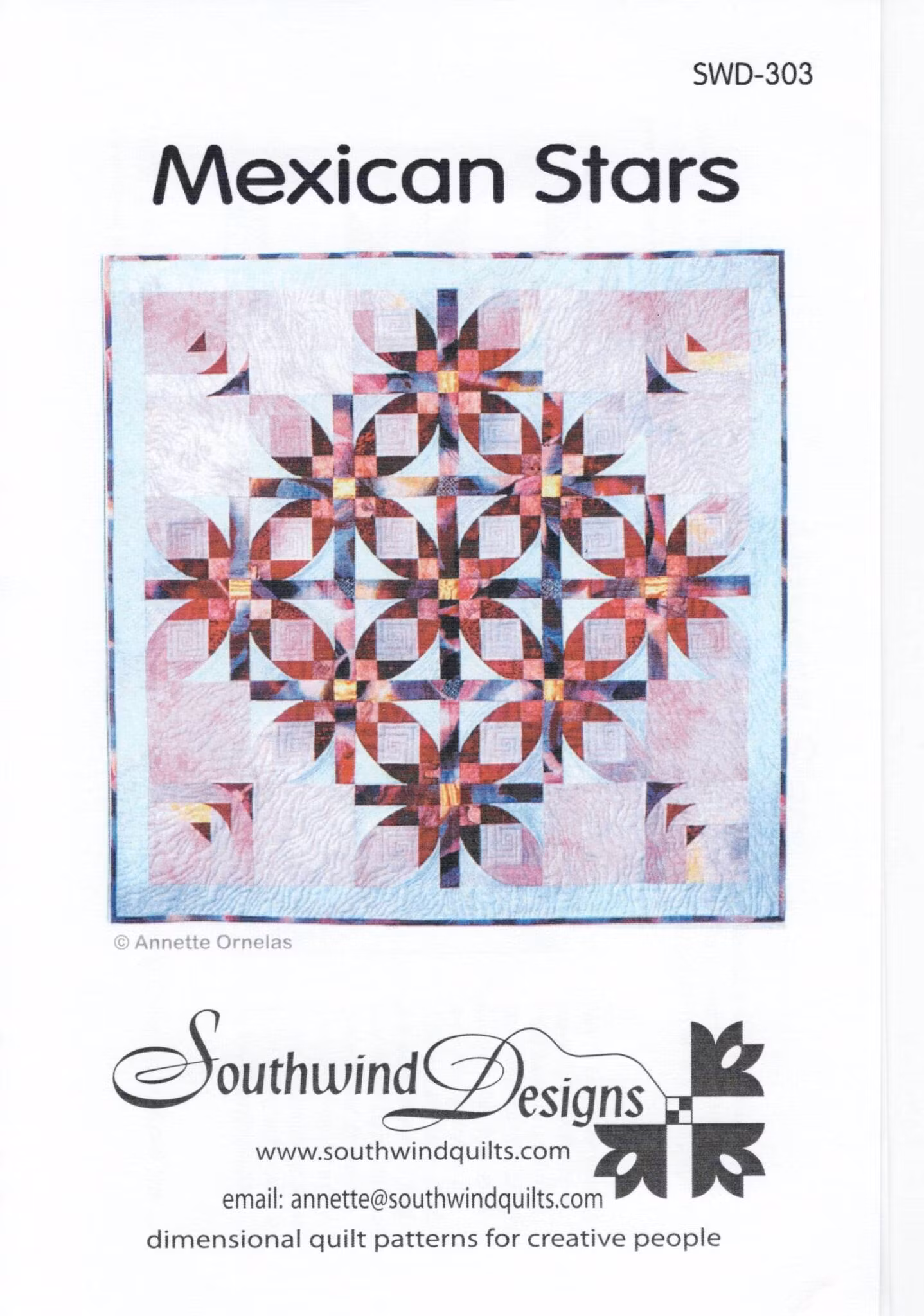 Mönster "Mexican Stars" av Southwind Designs
