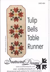 Mönster "Tulip Bells Table Runner" av Southwind Designs