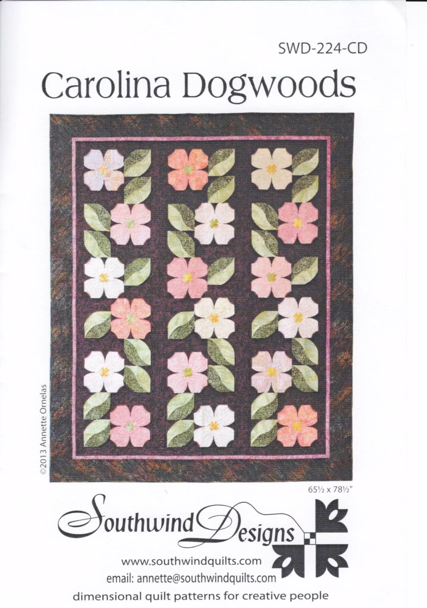 Mönster "Carolina Dogwoods" av Southwind Designs