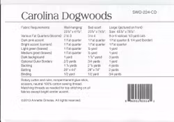 Mönster "Carolina Dogwoods" av Southwind Designs