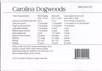 Mönster "Carolina Dogwoods" av Southwind Designs