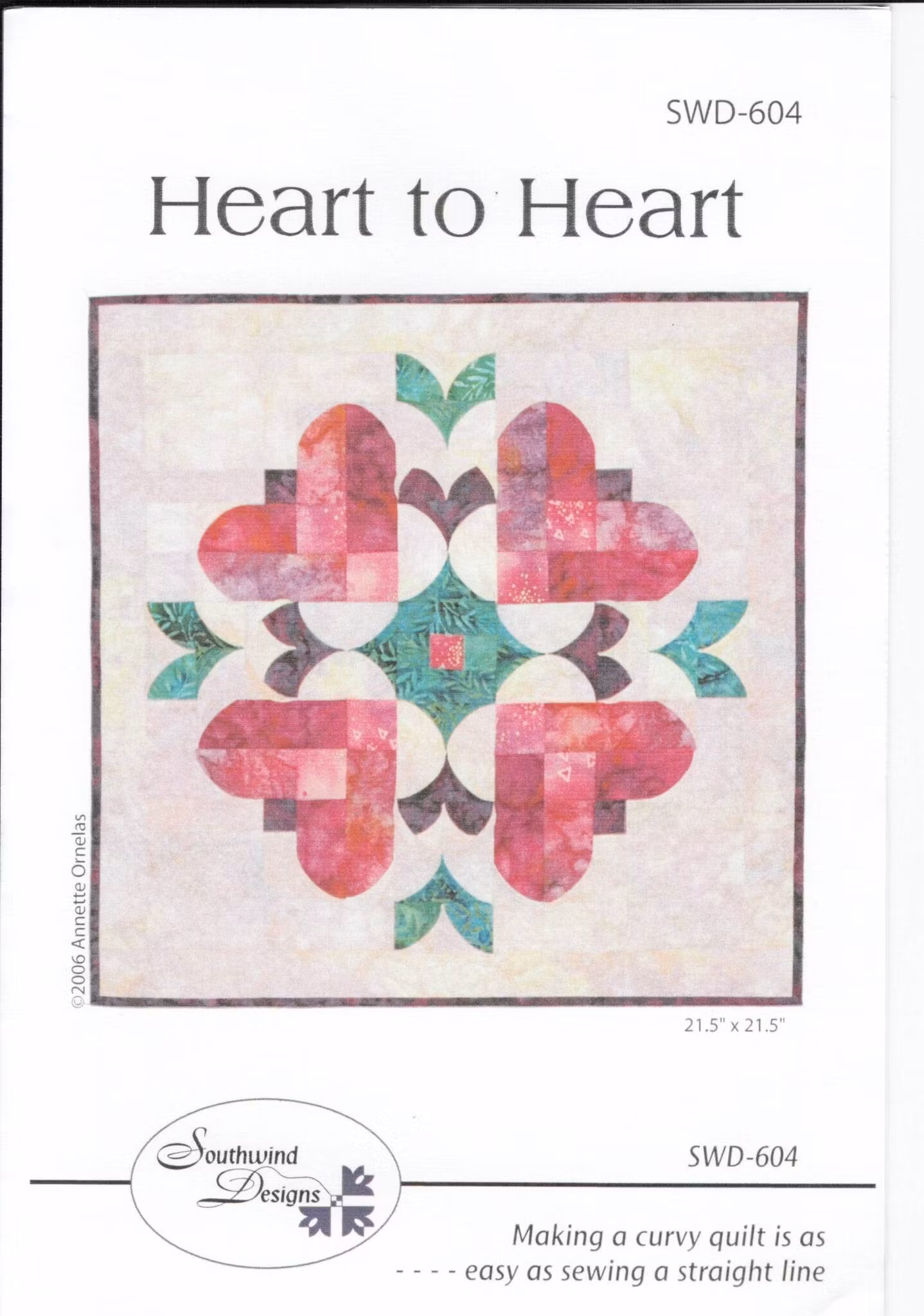 Mönster "Heart to Heart" av Southwind Designs