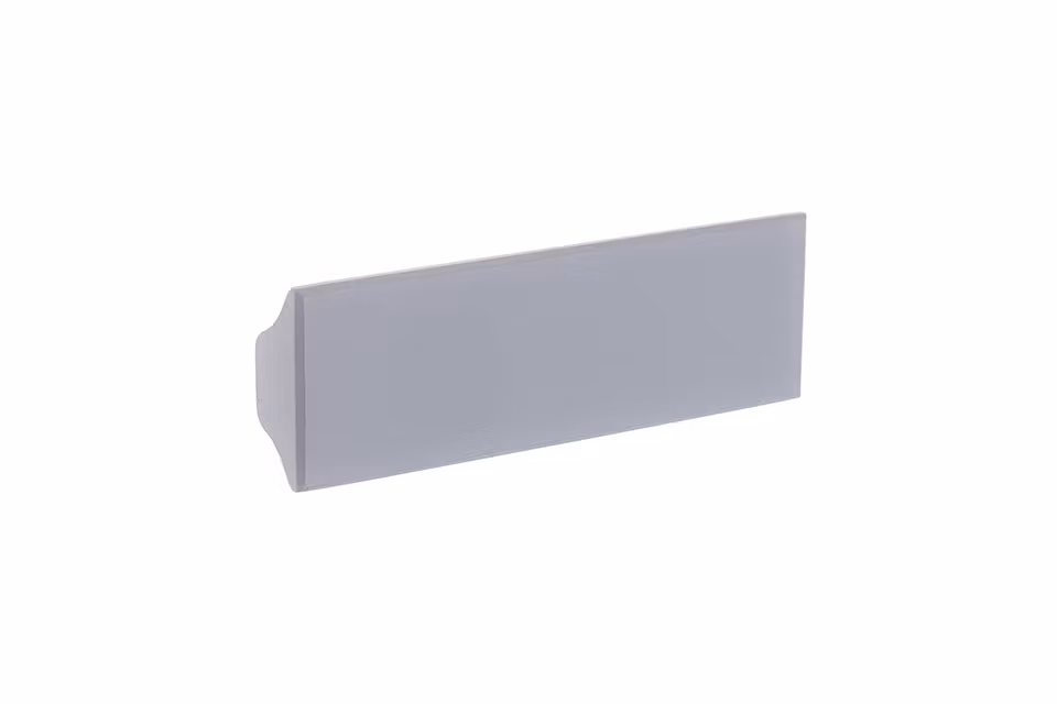 Ek trähandtag Oblong