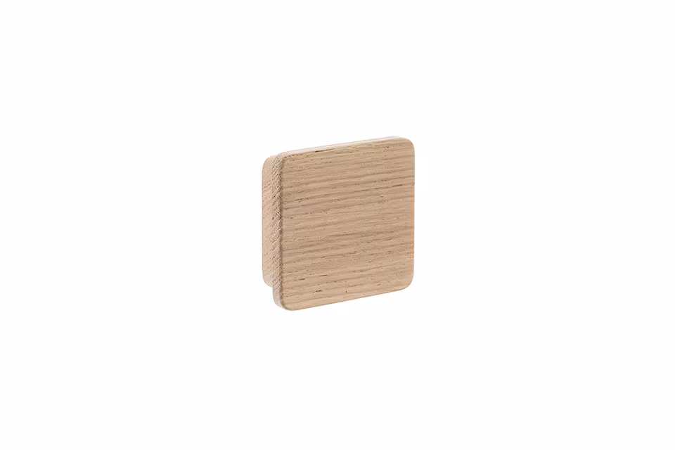 Square Ek knopp