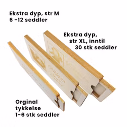 Pengegave eske - ekstra dyp