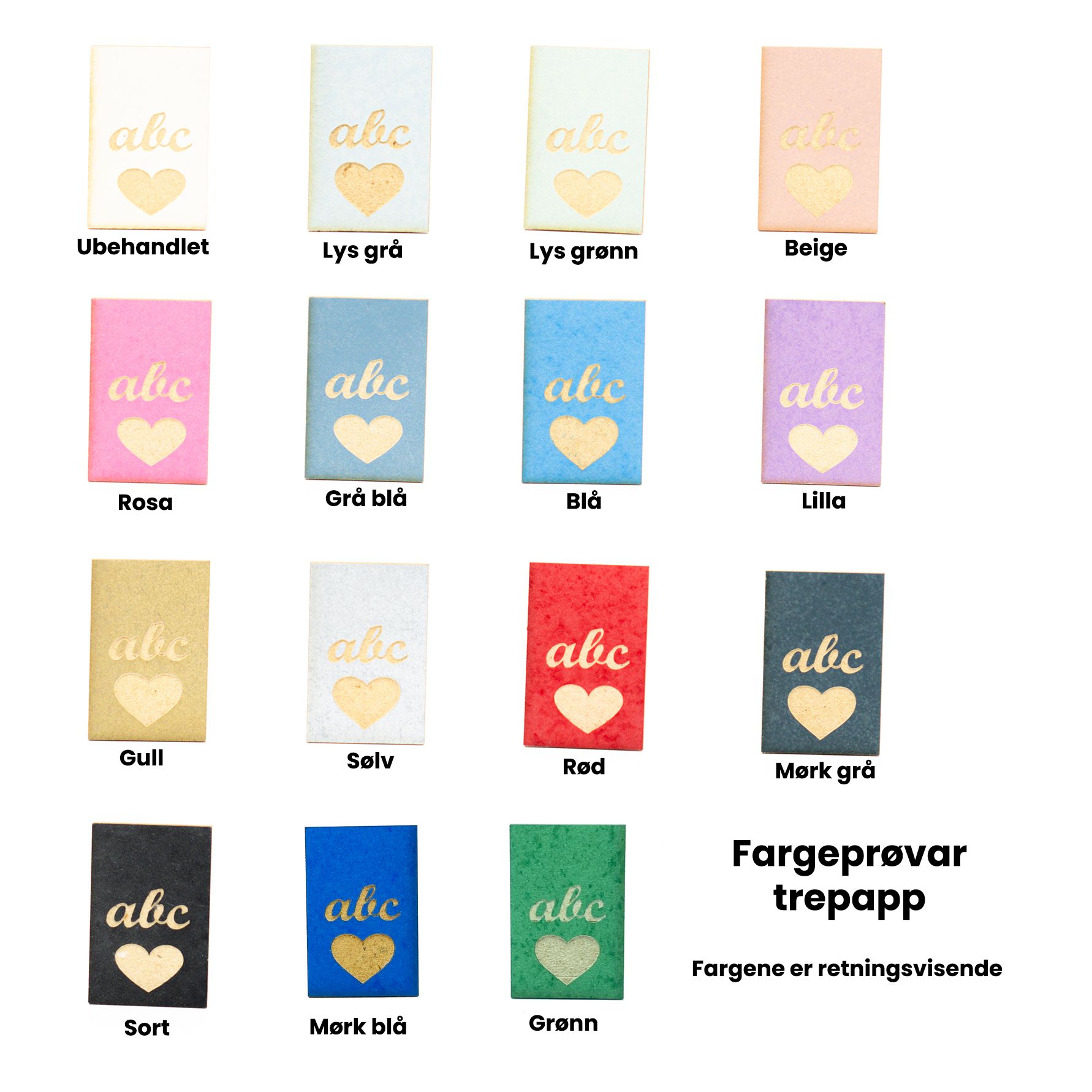 Bordkort - eget design