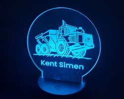 Ekstra plate til led lampe