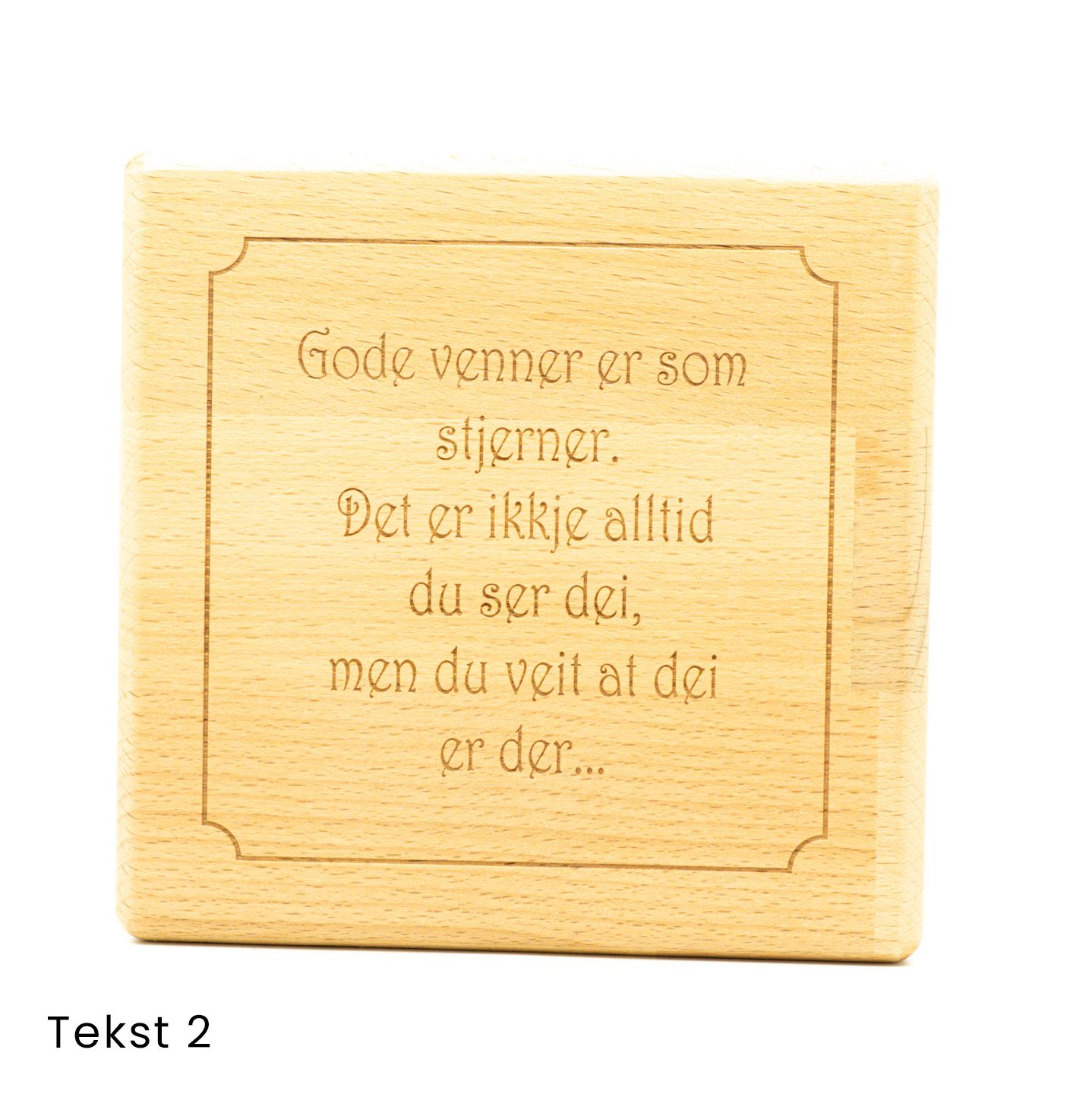 Gryteunderlag med tekster