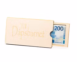 Pengegave eske Dåp - standard