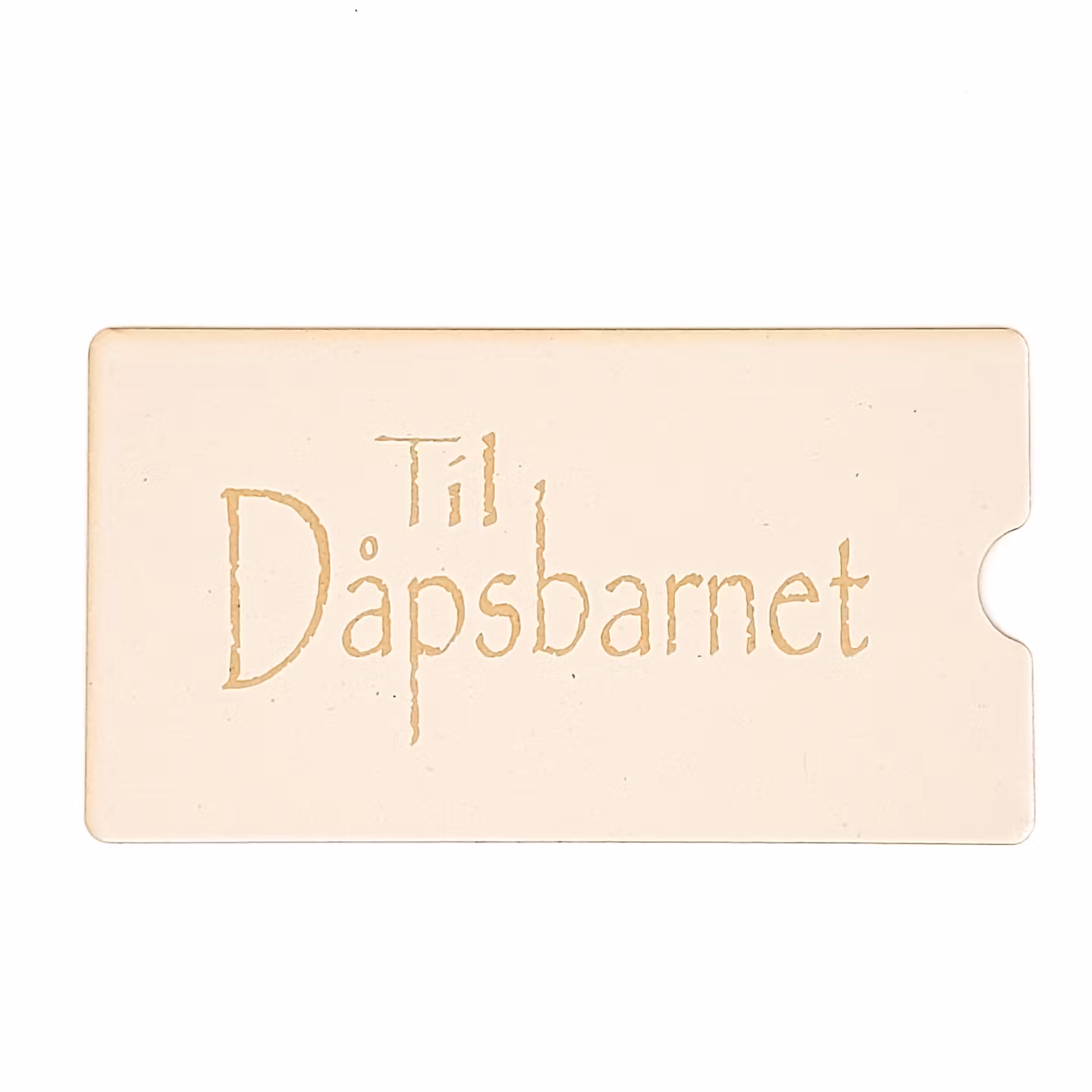Pengegave eske Dåp - standard