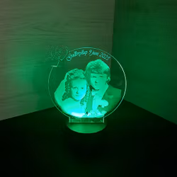 Led lampe - eget motiv