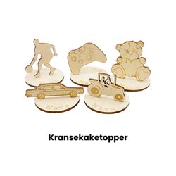 Kransekaketopp med figur