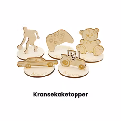 Kransekaketopp med figur