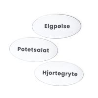 Skilt til koldtbord/kakebord