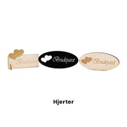 Bordkort hjerter