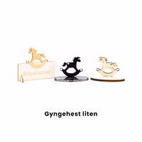 Bordkort gyngehest liten