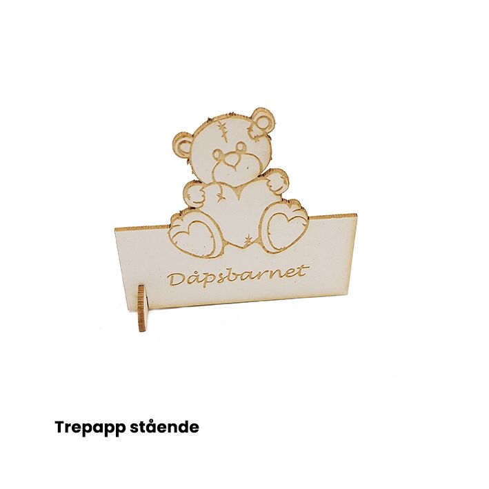 Bordkort bamse