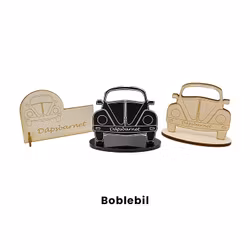 Bordkort boble bil
