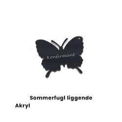 Bordkort Sommerfugl liggende