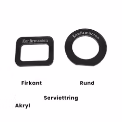 Bordkort Serviettring