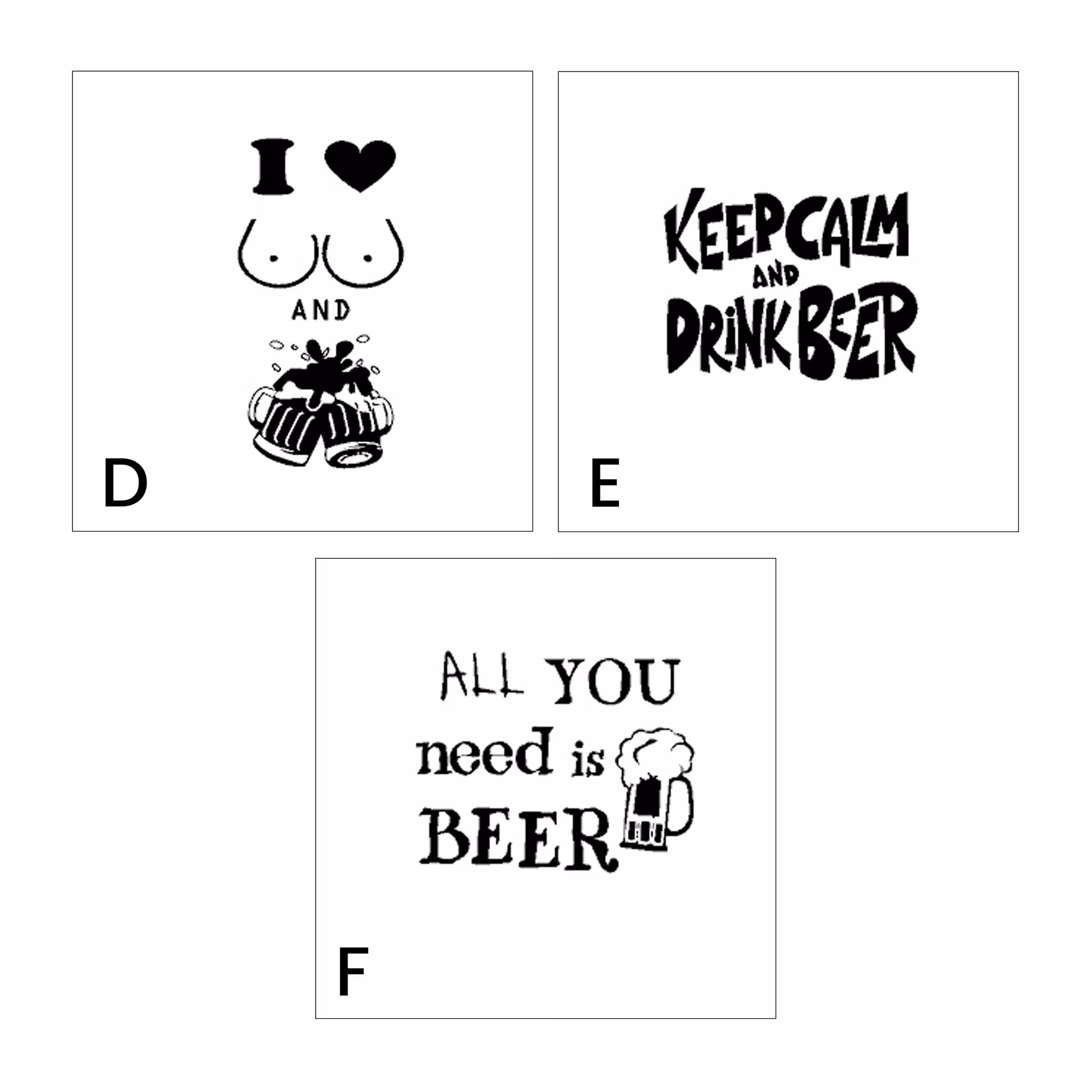 Ølglass med gravering - Gavepakke