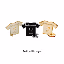Bordkort - Fotballtrøye