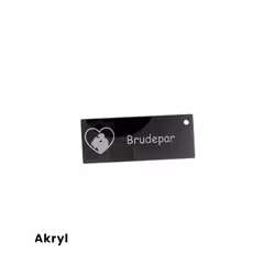 Bordkort - Par i hjerte