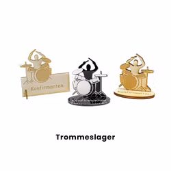 Bordkort - Trommeslager