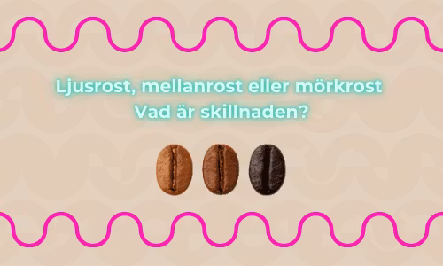 Vad är skillnaden på ljusrostat, mellanrostat och mörkrostat kaffe?