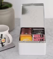 Solstickan Tepåseburk Vit