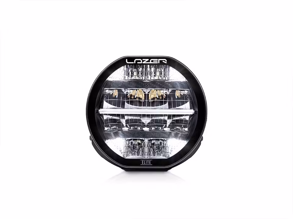 Led extraljus 7 tum - Lazer Sentinel Elite med positionsljus