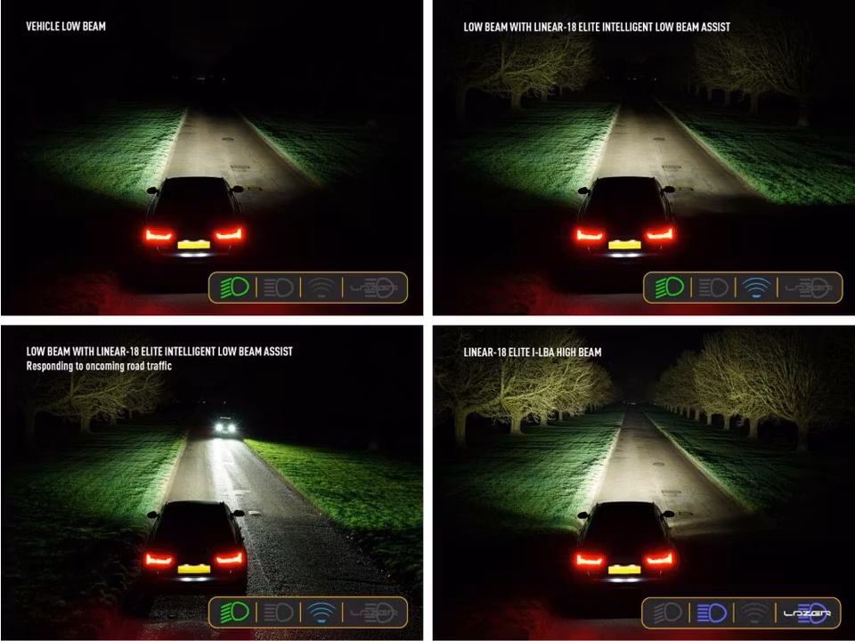 Lazer Linear 18 Elite low beam assist