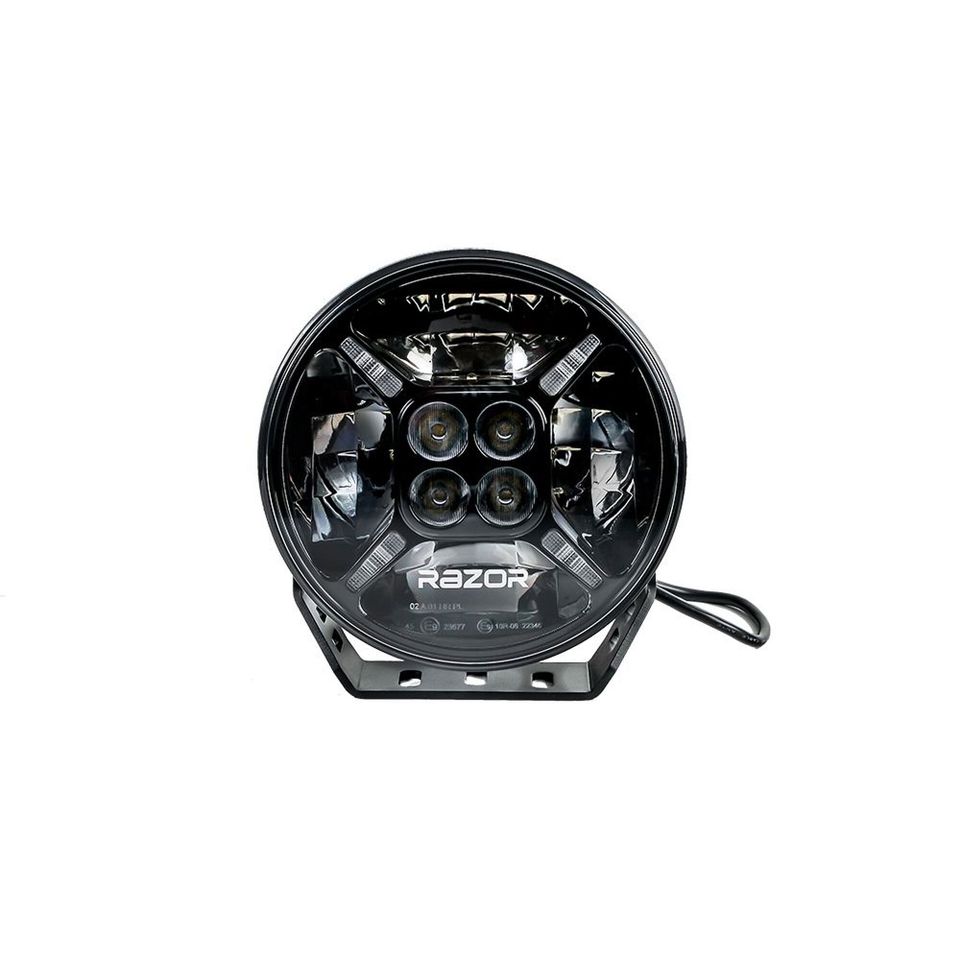 LED Extraljus Razor Viggen 9 tum - Med dubbla positionsljus