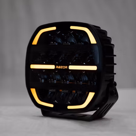 Extraljuspaket 3 st Razor Dragon med fäste och kablage