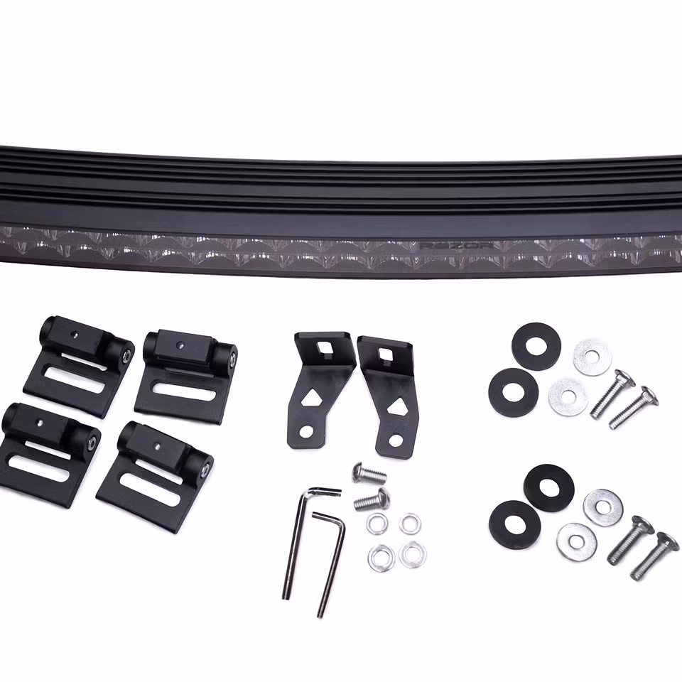 Razor Twinbar Pro Curved- Dubbelradig kurvad ledramp med positionsljus