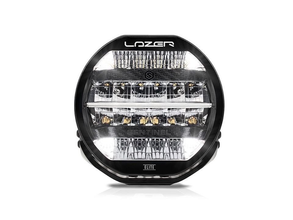 Led extraljus 9 tum - Lazer Sentinel Elite med positionsljus