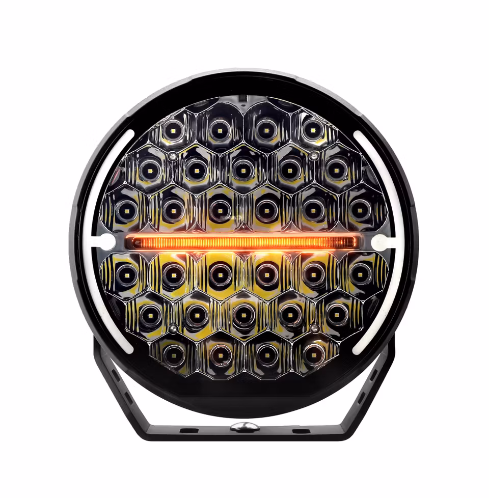 Led extraljus 9 tum - Flextra IceX med värmelins
