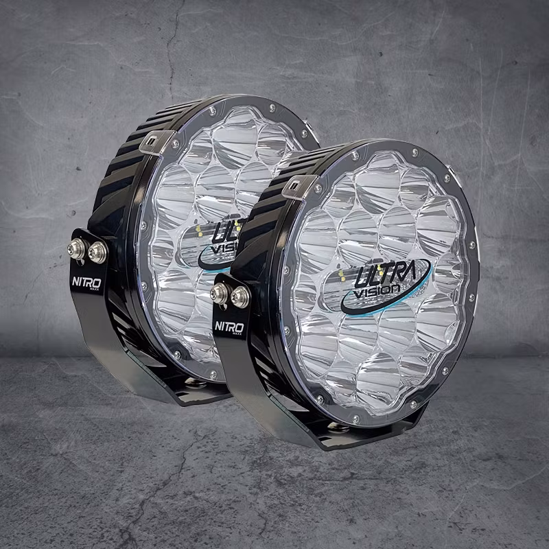 Led extraljus 9 tum - Ultra Vision Nitro Maxx Combo 2-pack