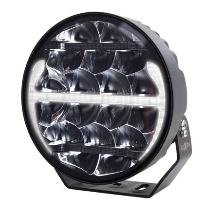 Led extraljus 9 tum - Flextra Predator med positionsljus