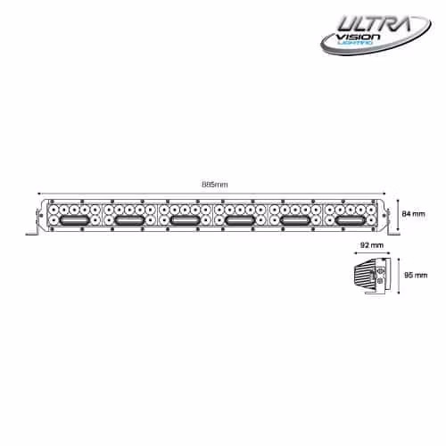 Ledramp 35 tum - Ultra Vision Nitro Maxx 305W