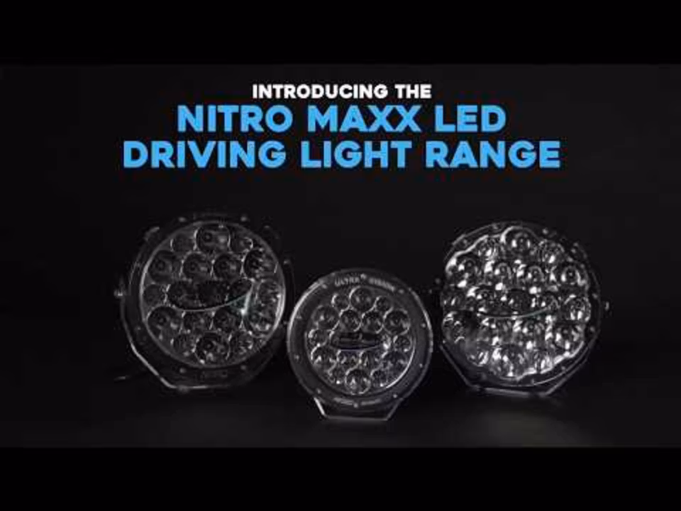 Led extraljus 9 tum - Ultra Vision Nitro Maxx Combo 2-pack