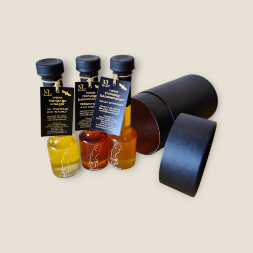 Presentask svensk Honungs- balsamvinäger 3x50ml