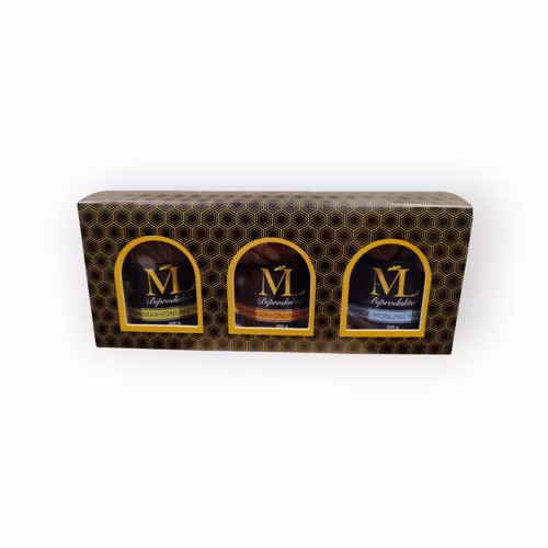 Lyxig Förpackning 3 sorters Honung Från Bjäre 3x300g
