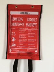 Brandfilt - Stop Fire, Herbarium grön