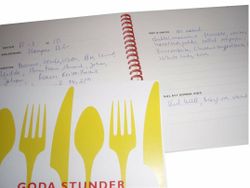 Goda Stunder - Skrivbok för mat & minnen