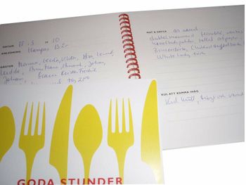 Goda Stunder - Skrivbok för mat & minnen
