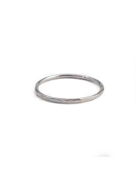 Tunn ring återvunnet silver