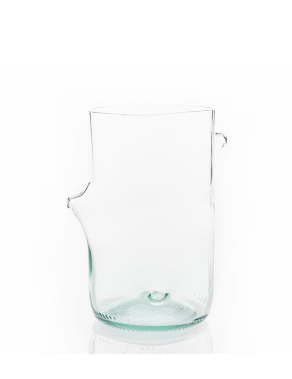Vas återvunna glasflaskor, stor